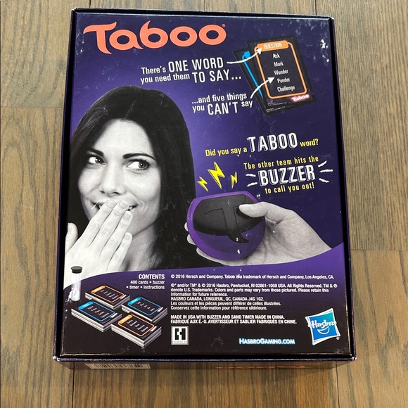 Hasbro Taboo Game - Picture 2 of 3